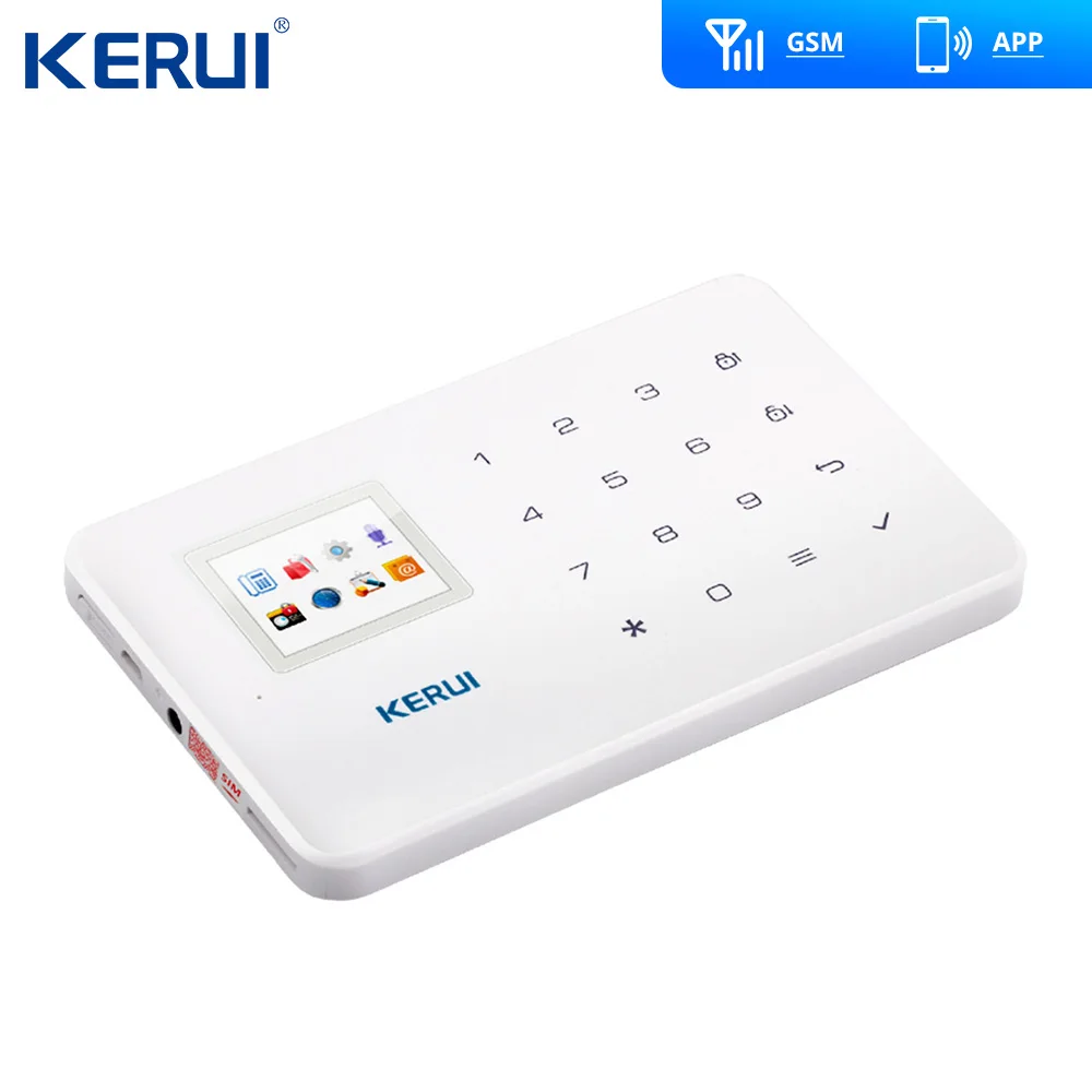Kerui G18 GSM Alarm System Android IOS APP Touch keypad Smart Home Burglar Wifi Camera Flash siren | Безопасность и защита