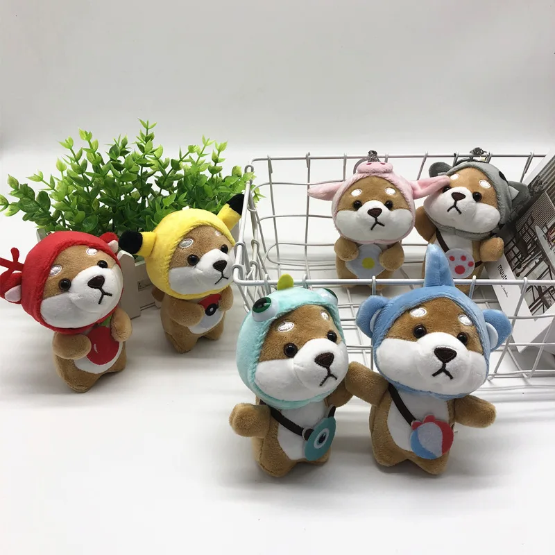 

Corgi собака плюшевая игрушка брелок сумка Украшение Мини Детская плюшевая игрушка кулон кавайный подарок на день рождения Рождественский по...