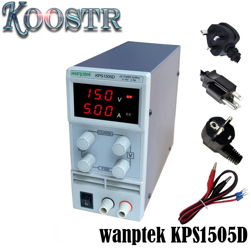 

KPS1505D Регулируемый Высокоточный двойной светодиодный дисплей переключатель питания постоянного тока функция защиты 15 в 5 А 110-230 В цифровая п...