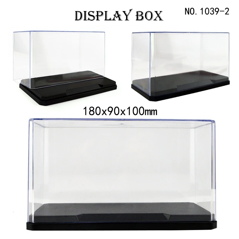 Новая Маленькая прозрачная акриловая коробка для демонстрации модельного