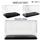 Новая Маленькая прозрачная акриловая коробка для демонстрации модельного дисплея пылезащитный чехол для строительных блоков коробка для хранения игрушек Детский подарок