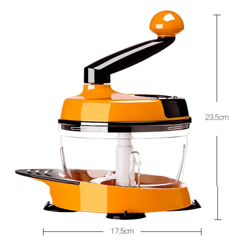 Кухонная мясорубка измельчитель овощей домашний ручной кухонный комбайн