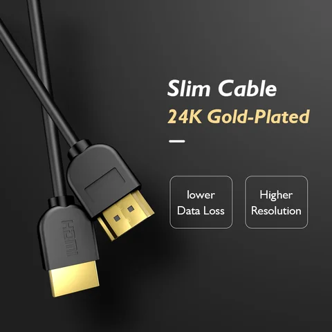 PCER HDMI-кабель, провод, ультратонкий позолоченный 4K 3840*2160P