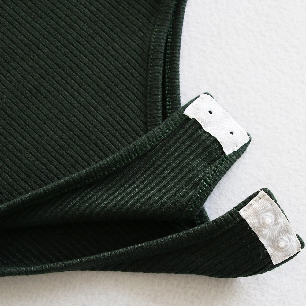 Сексуальный боди с длинным рукавом Женские Комбинезоны Bodycon высоким плотно