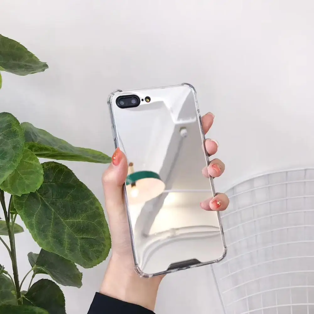 Зеркальный чехол suef для iPhone 11 Pro Max XR X XS роскошный ударопрочный 7 8 6 6s Plus задняя