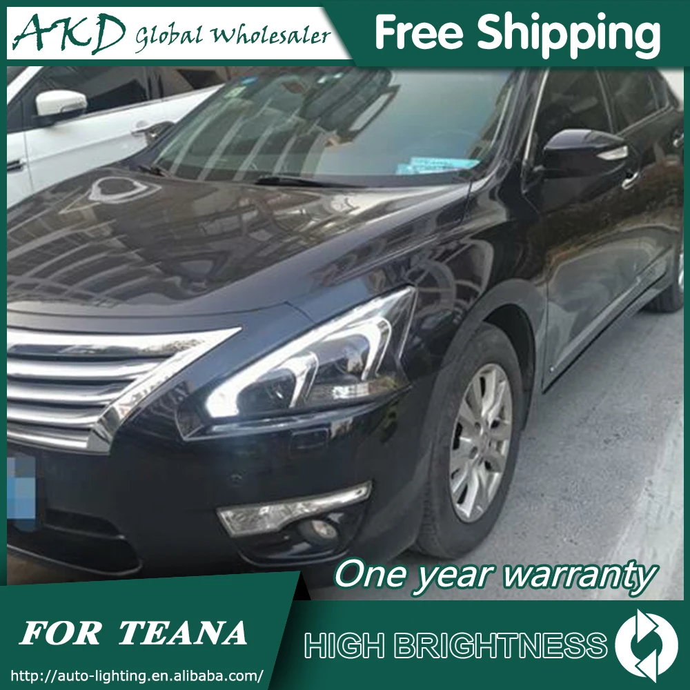 АКД Автомобиль Стайлинг для Nissan Teana фары 2013-2017 Новый Altima светодиодный DRL Bi Xenon