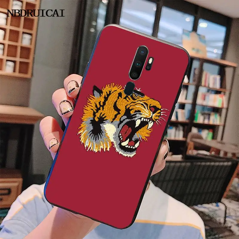 

PENGHUWAN Tiger hand Brand Soft Silicone TPU Phone Cover For Oppo A5 A9 2020 A11x A71 A73S A1K A83 case