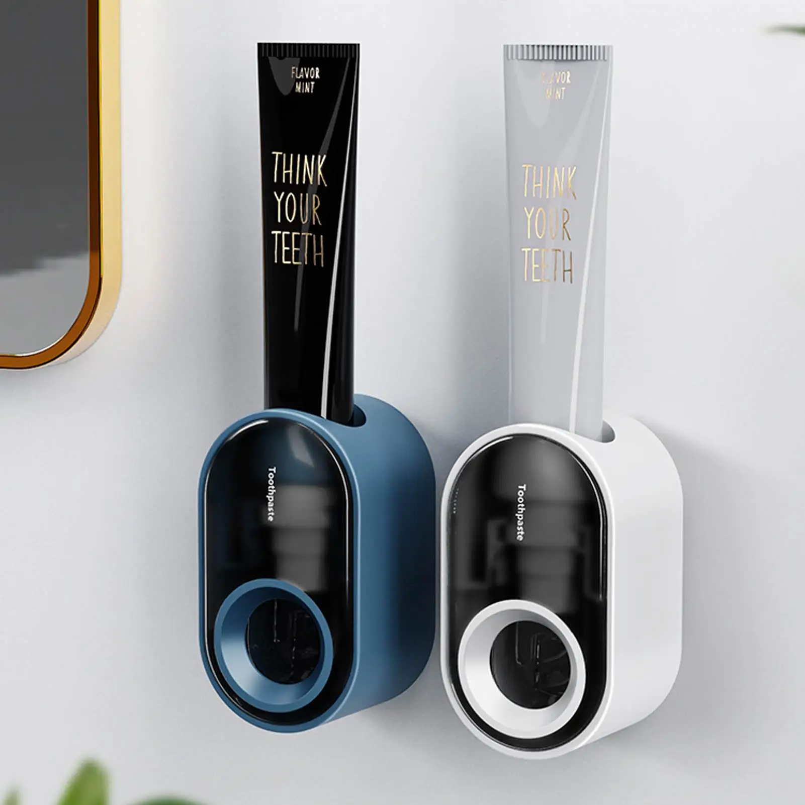 

Punch-Free Wall Mount Automatic Toothpaste Dispenser Toothpaste Squeezer Bathroom Accessories Set Household Hygiene Products