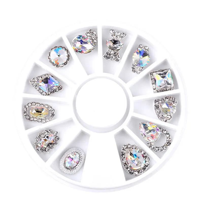 Художественное оформление ногтей Кристаллы Стразы для нестандартные бусины DIY