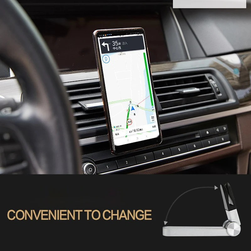 Магнитный автомобильный воздушный выход мобильный телефон держатель зарядное