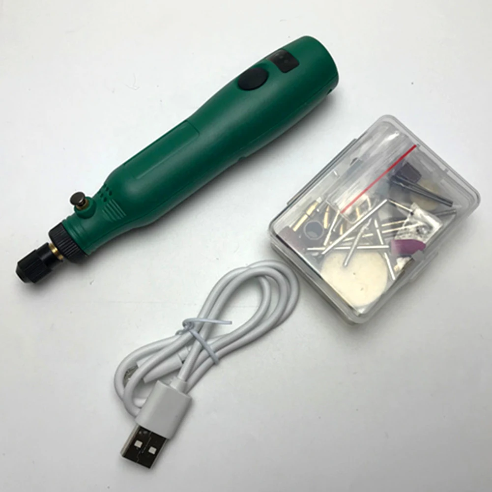 

5V DC 10W Electric Grinder Set Lightweight Rotary Tools Wireless Engraving Milling Polishing Variable Speed USB Cutting Mini