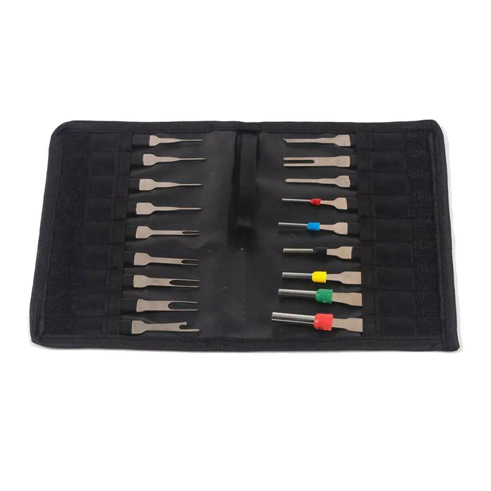 

Kit Terminal Pin Car 18Pcs Automotive Crimp Harness Repair Stainless Steel