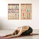 Домашние упражнения, тренажерный зал, Йога, чакра, медитация, поза, холст, фотообои, картины, подарок, гостиная, домашний декор