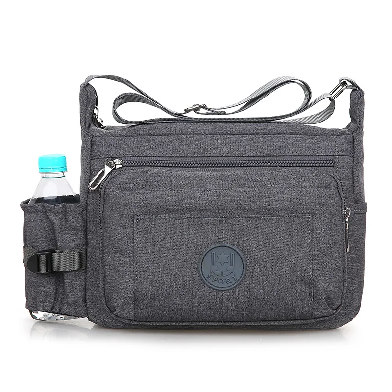 Vintage Men Business Bags Fashion Waterproof Nylon Messenger Bags Casual Male Large Capacity Crossbody Travel Shoulder Bag