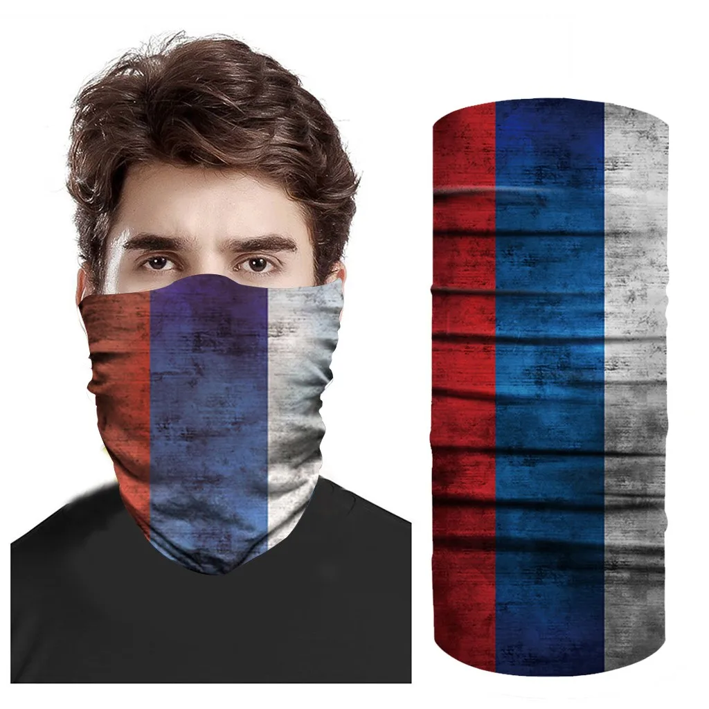 Fashion Head Scarves Men Women Scarf Flag Face Cover Ski Sport Motorcycle Biker Cycling Half Bandana Protection Safety |