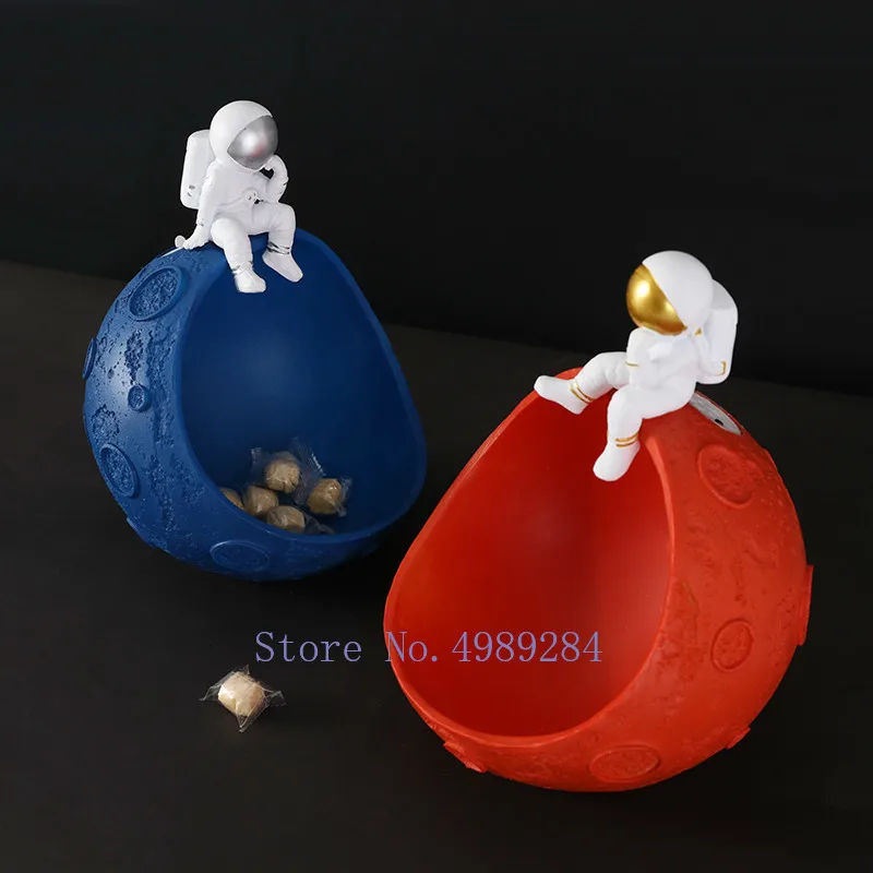 Креативное настольное хранилище из смолы входной ключ астронавт космические