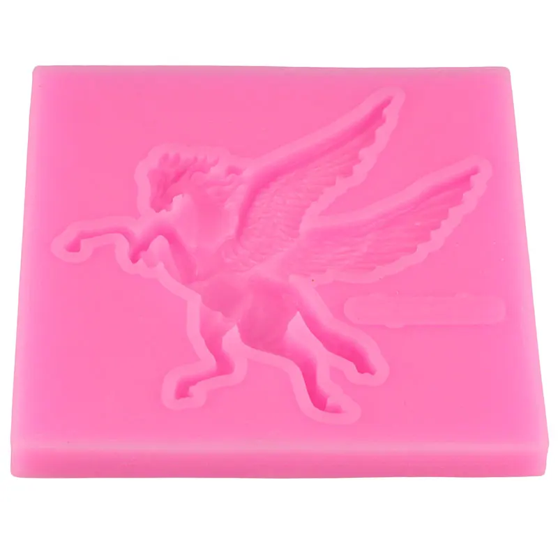 3D Pegasus силиконовая форма лошадь Конфеты Шоколад помадка формы для сахара украшения торта инструменты Fimo глина конфеты формы