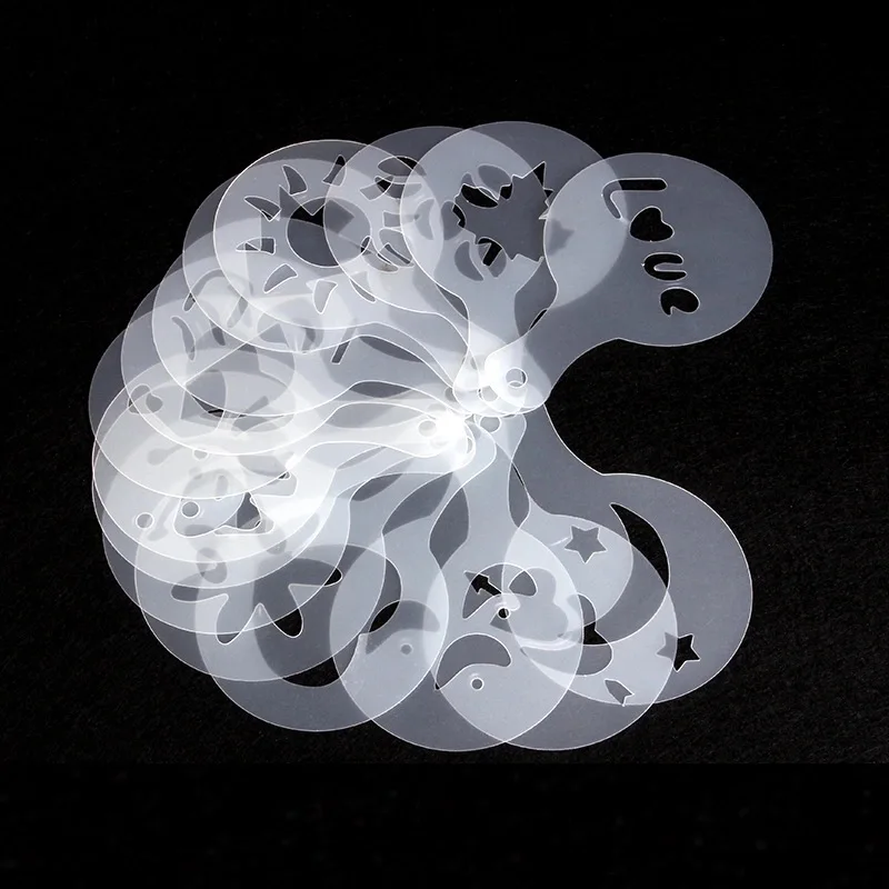 16 шт. трафареты для бариста кофе латте капучино | Дом и сад