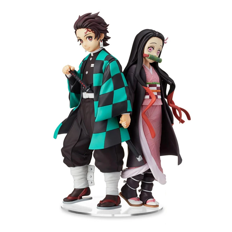 

Original Kimetsu no Yaiba Anime Figure Kamado Tanjirou Nezuko Figures Demon Slayer Toy Action Figures Model Toys Statue Figurine