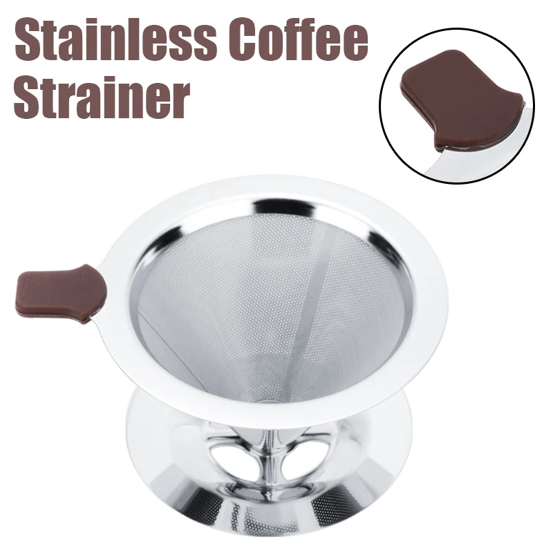 1 шт. 60 мм/85 мм многоразовый кофейный фильтр держатель из нержавеющей стали