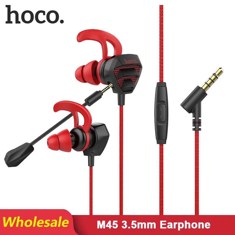 Гарнитура HOCO M45 9 шт./лот оптовая продажа спортивные наушники с ушным крючком для