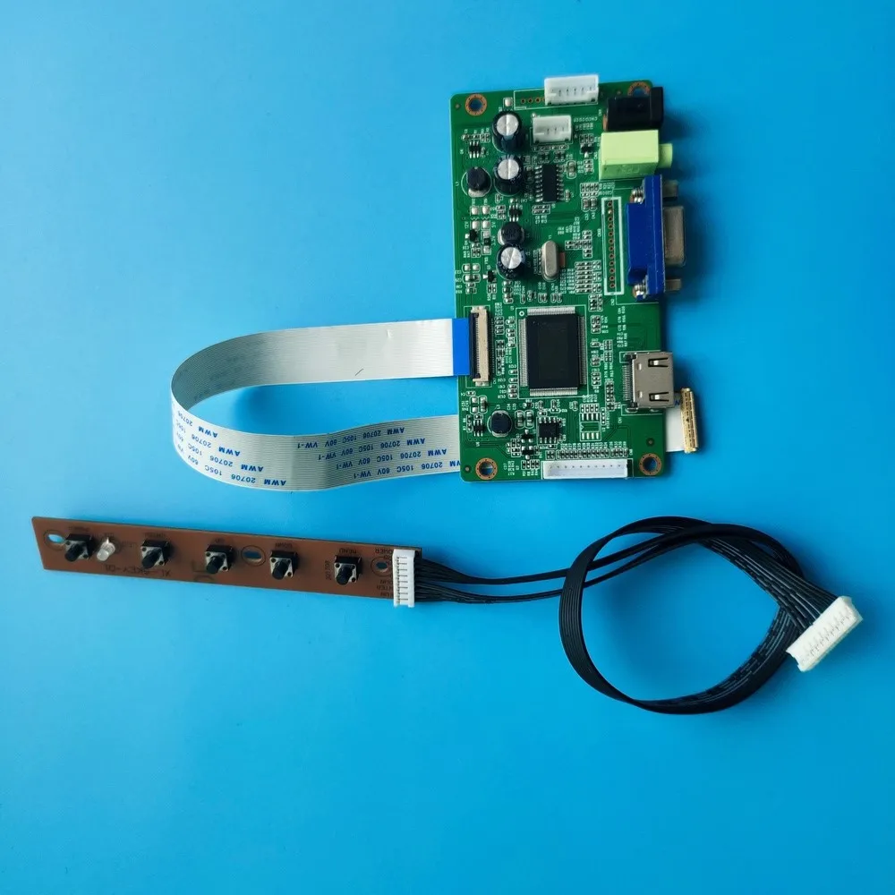 Для B156XW04 V8 monitor 1366X768 DIY 30Pin плата контроллера комплект экрана драйвер VGA LCD EDP 15