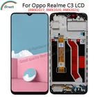 Дисплей 6,5 дюйма для Realme C3, ЖК-дисплей с рамкой, сенсорная панель, дигитайзер для OPPO Realme C3