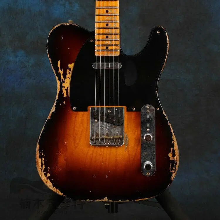 Sunburst ручная электрогитара relics делает все виды гитар s высокое качество китайской