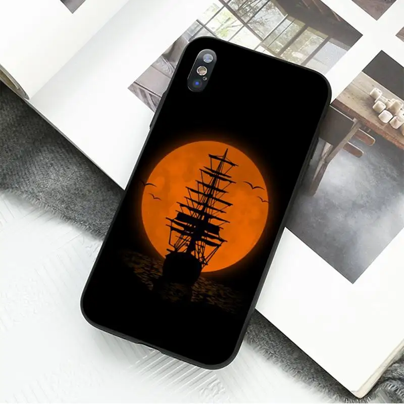 Babaite парусник прогулочный катер пиратский корабль чехол для телефона iPhone 8 7 6 6S Plus