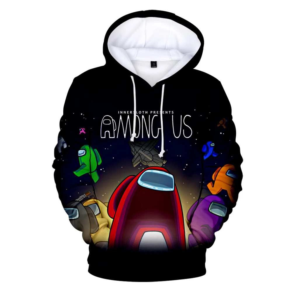

2020 Among Us Hoodie 3D Women Sweatshirt Long Sleeve Men's Hoodie Unisex Streetwear Video Games Harajuku Clothes Plus Size