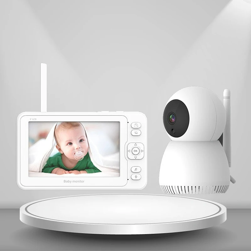 Besprovodnaya Kamera Videonablyudeniya 5 Dyujmov 1080p Cvetnaya Vysokoe Razreshenie Monitoring Temperatury Bezopasnost I Zashita Aliekspress