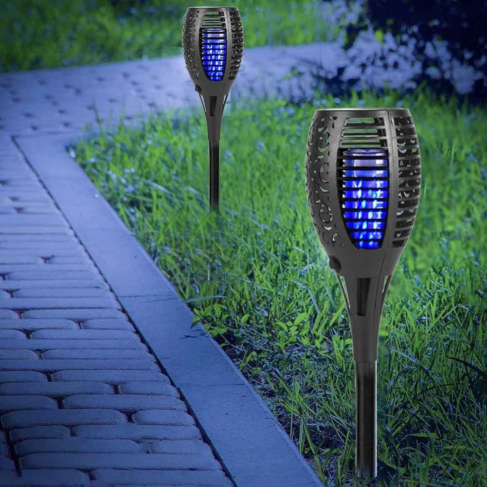 

33 LED Solar Flame Lights Outdoor IP65 Waterproof Flickering Flame Torches Lamp Solar Bollard Light Led Solar Stick Lights