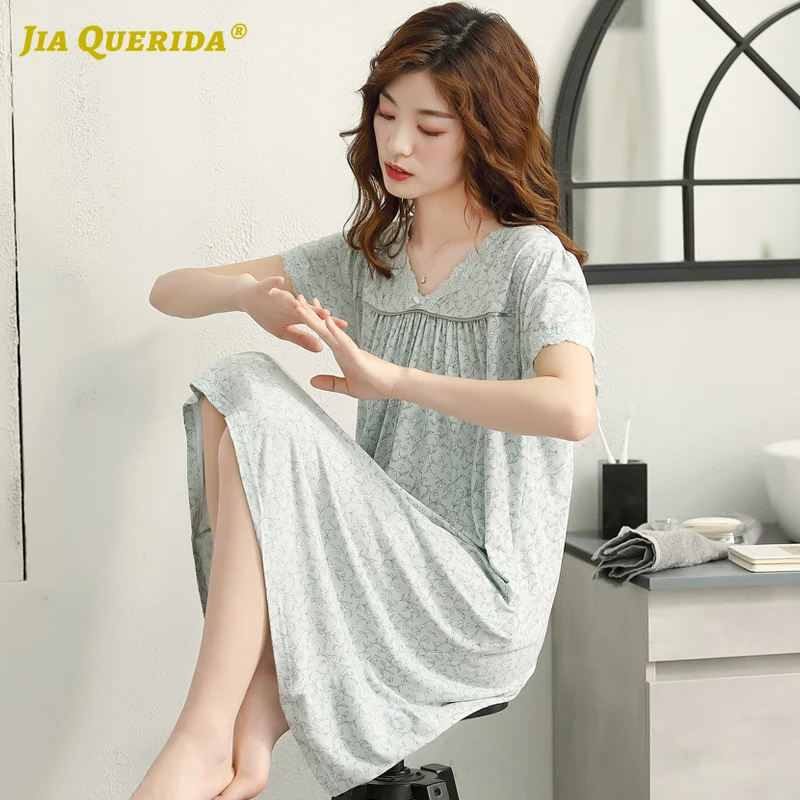 Новинка длинная хлопковая рубашка домашняя Ночная одежда ночное платье модная