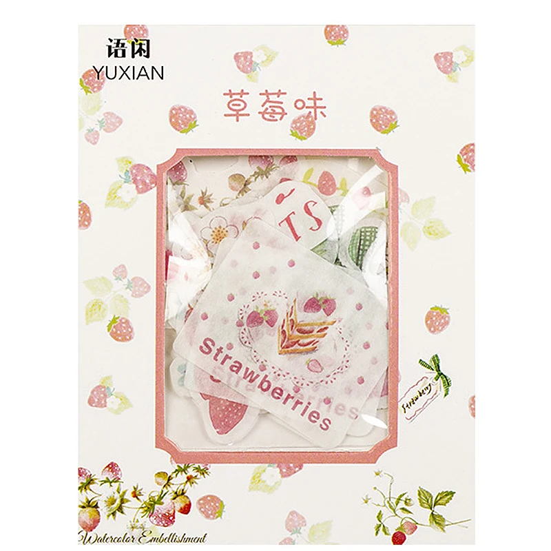 

20set/lot Kawaii Stationery Stickers Everything is powder Diary Decorative Mobile Stickers Scrapbooking DIY Craft Stickers