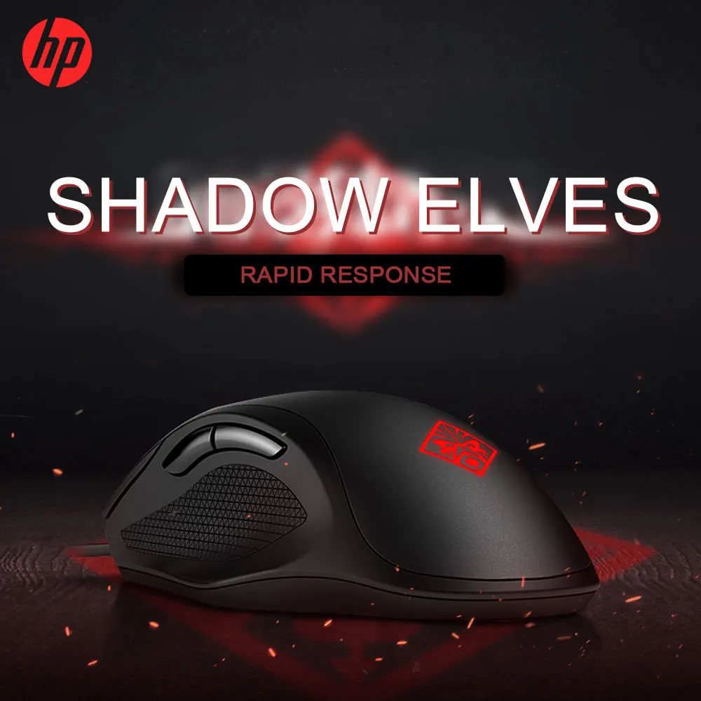 Hp OMEN400 профессиональная Макросъемка, игровая мышь 5000 dpi, 8 цветов, светодиодный, с подсветкой, Проводная игровая мышь для ПК, компьютера, ноутбука, мыши Pro Gamer