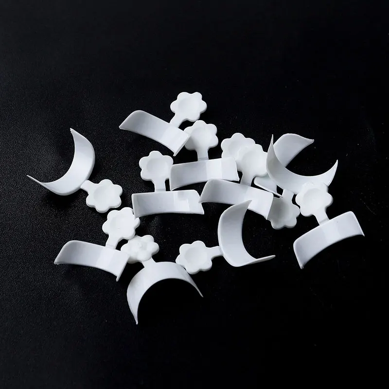 

100/500PCS White Flower Shaped False Nail Full/Half Acrylic Ballet Coffin French False Nail Tips Fake Toenail Tip Manicure