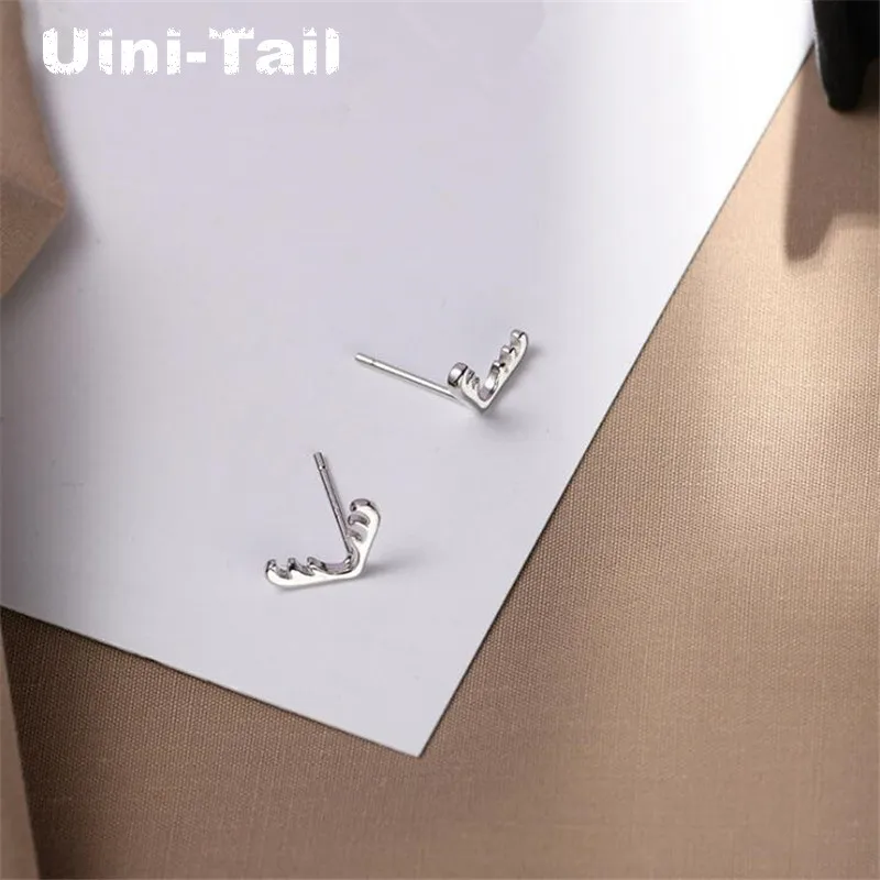 Uini-Tail Горячая новинка искусственная Серебряная индивидуальность милая простая