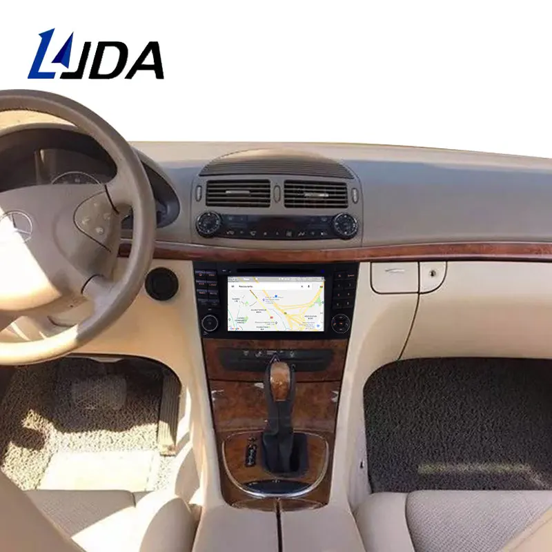 Автомобильный DVD-плеер LJDA Android 10 для Mercedes Benz E-Class W211 E200 E220 E300 E350 Wifi GPS стерео 2 Din