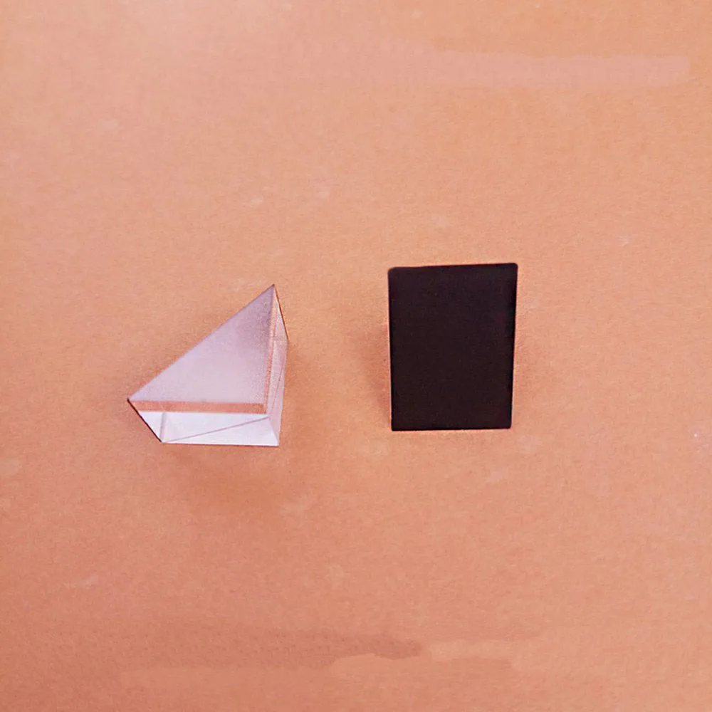 Под заказ 90 градусов полное отражение Isosceles правый угол треугольная призма 10*10*10