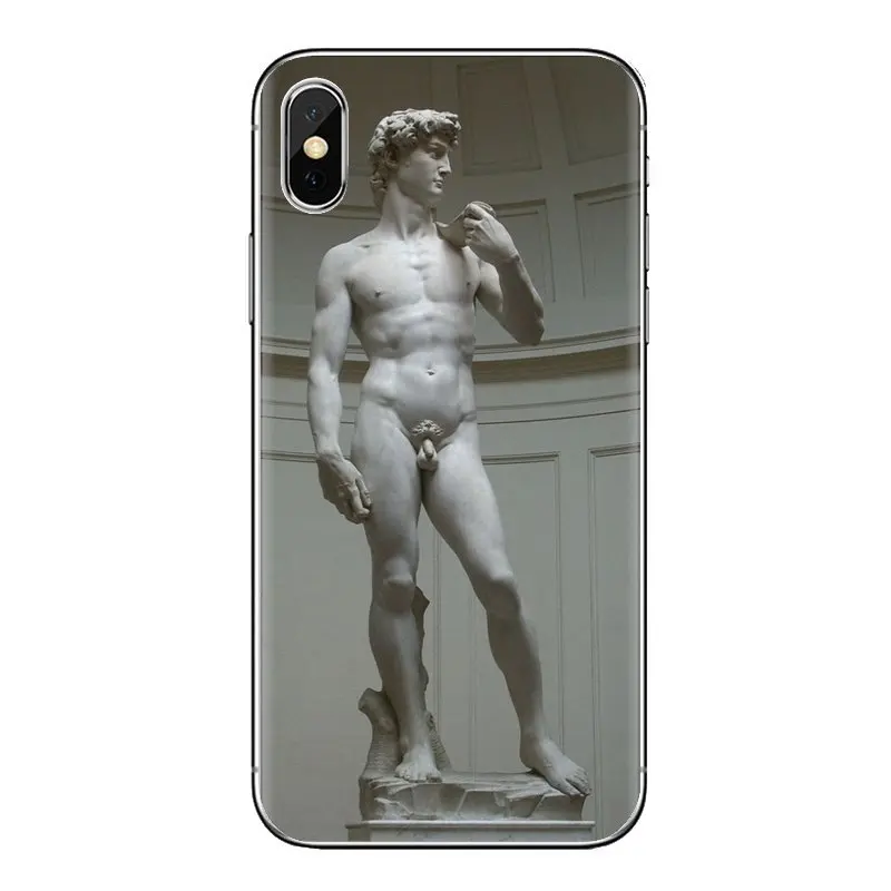 Michelangelo Statue of David Silicone Bag Case For HTC One U11 U12 X9 M7 M8 A9 M9 M10 E9 Plus Desire 630 530 626 628 816 820 830 |