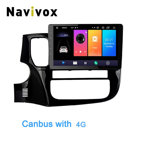 2G RAM 16G ROM 4G 10," 2din Android 8,1 9,0 автомобильный dvd-плеер для Mitsubishi Outlander 3 2013 автомобильный Радио gps навигация wifi - Цвет: 2G RAM 16G ROM 4G