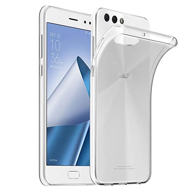 ZE554KL Case For Asus ZenFone 4 Transparent Silicone TPU Phone Clear Soft Cover | Мобильные телефоны и аксессуары