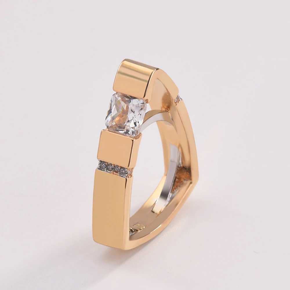 Женские кольца модное ювелирное изделие геометрическое треугольное кольцо 2020