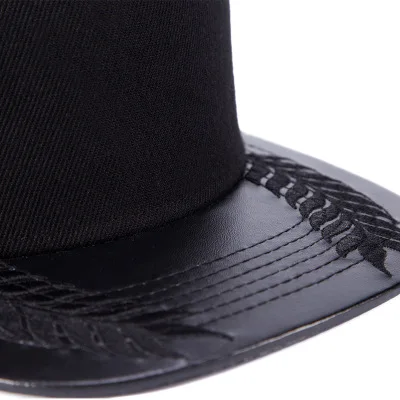 Новинка весна-лето 2020 шляпа с вышивкой в стиле хип-хоп плоскими краями Женская