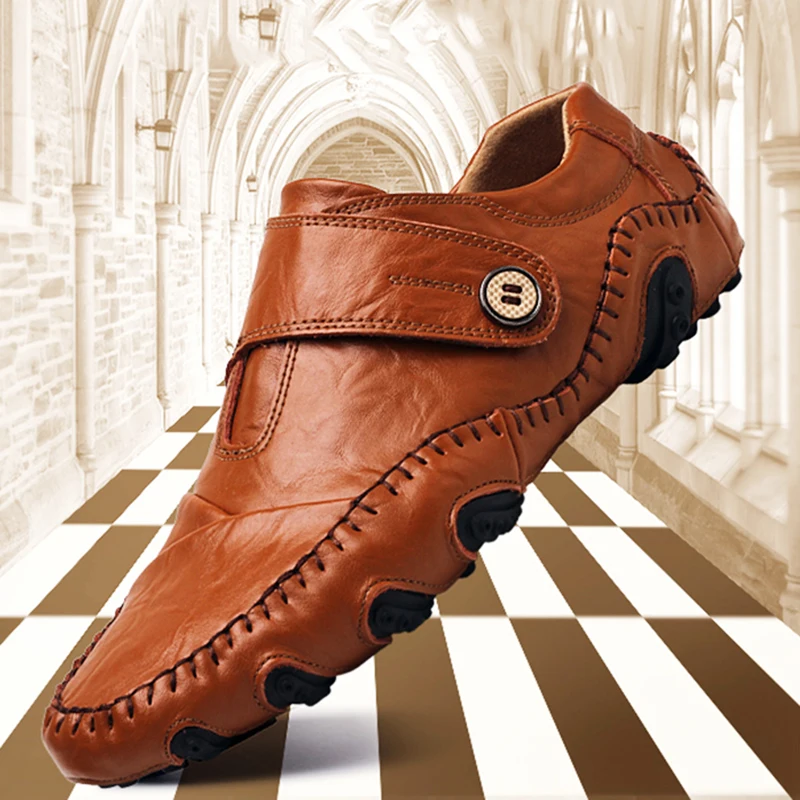 Модная мужская обувь для прогулок Мужская Лоферы человек из искусственной