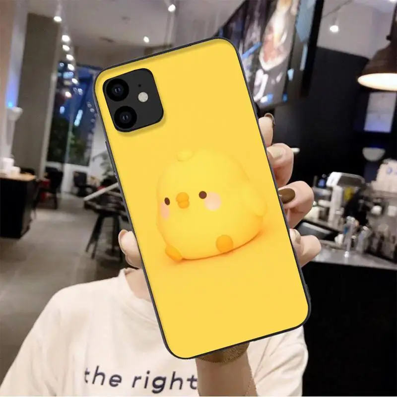 

LJHYDFCNB Happy Bunny Sunny Phone Case For Iphone 6 6s 7 8 Plus XR X XS 11 12 Pro Mini Max