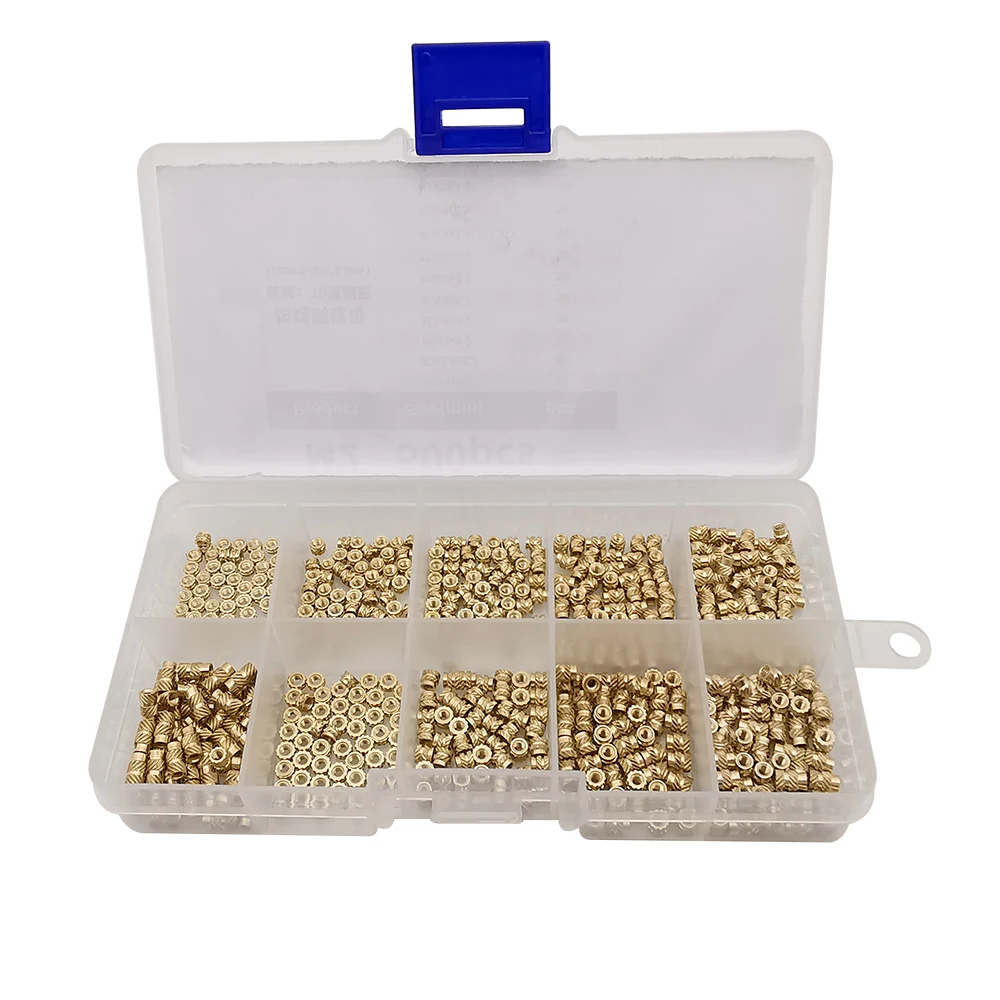 Резьбовая вставка накатанная гайка латунные вставки горячего расплава набор в