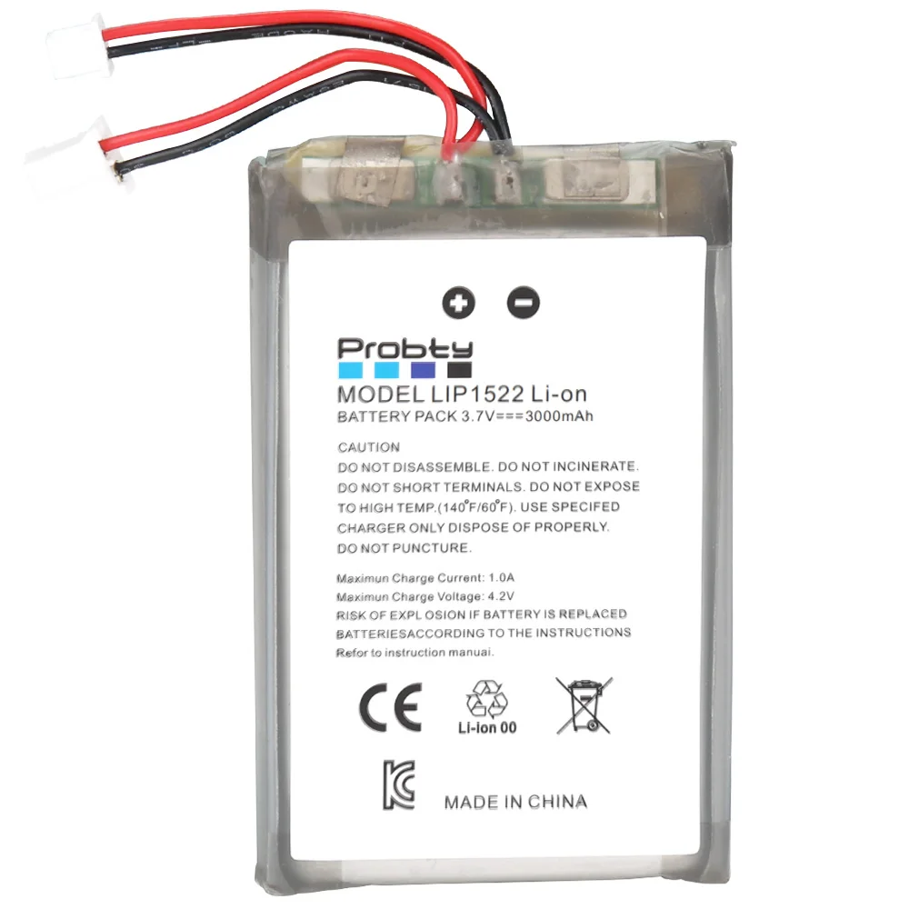 

Аккумулятор 3000 мАч для контроллера Sony PS4 PS4Pro Playstation 4 V4 V1 V2 DualShock CUH-ZCT2, CUH-ZCT2E, CUH-ZCT1E, CUH-ZCT1U