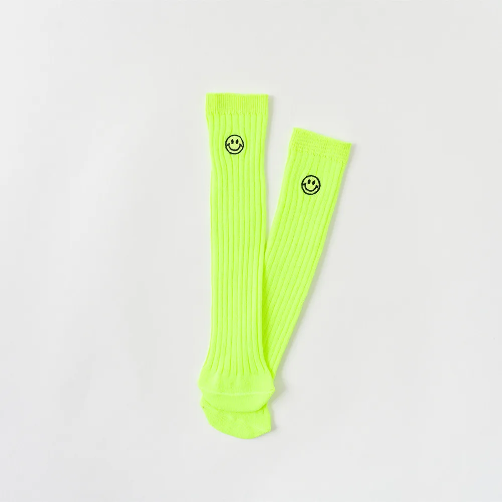 Детские эластичные длинные хлопковые носки на осень зиму От 4 до 8 лет для