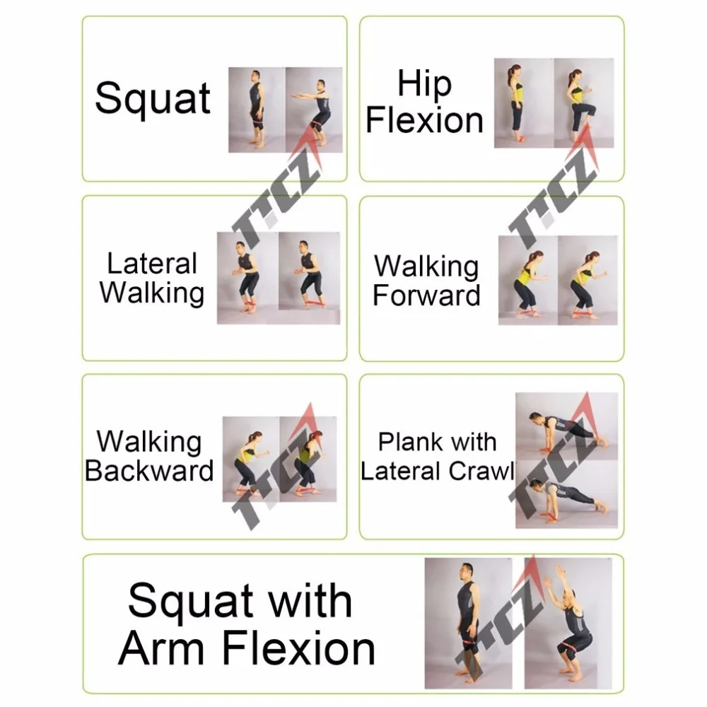 Эластичная лента для тренировок с сопротивлением натяжению Резиновая